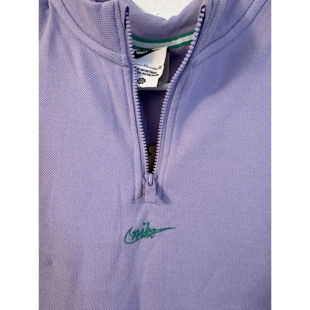 Nike Sportswear Girls Dress XL Lavender Purple Green 1/4 Zip Mini FV0192-515 - Picture 3 of 7